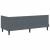 Cadru de pat colțar cu headboard Gri închis 80 x 200 cm Catifea GartenMobel Dekor