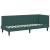 Cadru de pat colțar Verde închis 80 x 200 cm Catifea GartenMobel Dekor