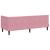 Cadru de pat colțar cu headboard Roz 80 x 200 cm Catifea GartenMobel Dekor