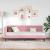 Cadru de pat colțar cu headboard Roz 80 x 200 cm Catifea GartenMobel Dekor