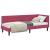 Cadru de pat colțar cu headboard bordo 80 x 200 cm Catifea GartenMobel Dekor