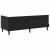 Cadru de pat colțar cu headboard Negru 80 x 200 cm Catifea GartenMobel Dekor