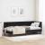 Cadru de pat colțar cu headboard Negru 80 x 200 cm Catifea GartenMobel Dekor