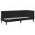 Cadru de pat colțar cu headboard Negru 80 x 200 cm Catifea GartenMobel Dekor