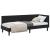 Cadru de pat colțar cu headboard Negru 80 x 200 cm Catifea GartenMobel Dekor