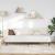 Cadru de pat colțar cu headboard Crem 80 x 200 cm Catifea GartenMobel Dekor