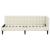 Cadru de pat colțar cu headboard Crem 80 x 200 cm Catifea GartenMobel Dekor
