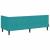 Cadru de pat colțar cu headboard Turcoaz 80 x 200 cm Catifea GartenMobel Dekor