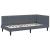Cadru de pat colțar cu headboard Gri închis 90 x 190 cm Catifea GartenMobel Dekor