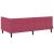 Cadru de pat colțar cu headboard bordo 90 x 190 cm Catifea GartenMobel Dekor