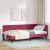 Cadru de pat colțar cu headboard bordo 90 x 190 cm Catifea GartenMobel Dekor