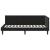 Cadru de pat colțar cu headboard Negru 90 x 190 cm Catifea GartenMobel Dekor