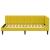 Cadru de pat colțar cu headboard Galben 90 x 190 cm Catifea GartenMobel Dekor