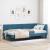 Cadru de pat colțar cu headboard albastru 90 x 200 cm Catifea GartenMobel Dekor