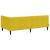 Cadru de pat colțar cu headboard Galben 90 x 200 cm Catifea GartenMobel Dekor