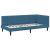 Cadru de pat colțar cu headboard albastru 100 x 200 cm Catifea GartenMobel Dekor