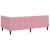 Cadru de pat colțar cu headboard Roz 100 x 200 cm Catifea GartenMobel Dekor