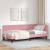 Cadru de pat colțar cu headboard Roz 100 x 200 cm Catifea GartenMobel Dekor