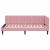 Cadru de pat colțar cu headboard Roz 100 x 200 cm Catifea GartenMobel Dekor