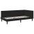 Cadru de pat colțar cu headboard Negru 100 x 200 cm Catifea GartenMobel Dekor