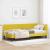 Cadru de pat colțar cu headboard Galben 100 x 200 cm Catifea GartenMobel Dekor