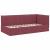 Cadru de pat colțar cu headboard bordo 80 x 200 cm țesătură GartenMobel Dekor