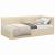 Cadru de pat colțar cu headboard Crem 80 x 200 cm țesătură GartenMobel Dekor