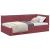 Cadru de pat colțar cu headboard bordo 100 x 200 cm țesătură GartenMobel Dekor