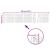 Placă Mozaic cu Oglindă 12 pcs Argintiu 100 x 4 cm Sticlă GartenMobel Dekor
