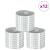 Placă Mozaic cu Oglindă 12 pcs Argintiu 100 x 4 cm Sticlă GartenMobel Dekor