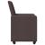 Scaun de sufragerie 2 pcs Maro închis 57 x 66 x 94 cm țesătură GartenMobel Dekor