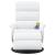 Scaun reclinabil cu masaj Alb 71 x 98 x 106 cm GartenMobel Dekor