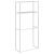 Raft pentru mașină de spălat Alb 63 x 27 x 136 cm Aluminiu GartenMobel Dekor