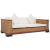 Set canapele cu perne, 2 piese, maro, ratan natural GartenMobel Dekor