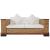 Set canapele cu perne, 3 piese, maro, ratan natural GartenMobel Dekor