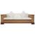 Set canapele cu perne, 3 piese, maro, ratan natural GartenMobel Dekor