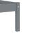 Cadru de pat, gri, 90 x 200 cm, lemn masiv de pin GartenMobel Dekor