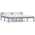 Cadru de pat, gri, 160 x 200 cm, lemn masiv de pin GartenMobel Dekor
