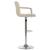 Scaun de bar, crem, material textil GartenMobel Dekor