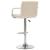 Scaun de bar, crem, material textil GartenMobel Dekor