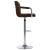Scaun de bar, maro, material textil GartenMobel Dekor