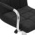 Scaun de bar, negru, material textil GartenMobel Dekor