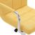 Scaune de bar, 2 buc., galben, material textil GartenMobel Dekor