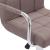 Scaune de bar, 2 buc., gri taupe, material textil GartenMobel Dekor