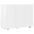 Dulap, alb extralucios, 107x35x80,5 cm GartenMobel Dekor