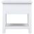 Masă laterală, alb, 40 x 40 x 40 cm, lemn de paulownia GartenMobel Dekor