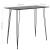 Set mobilier de bar, 7 piese, negru și alb GartenMobel Dekor