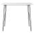 Set mobilier de bar, 5 piese, alb GartenMobel Dekor