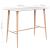 Set mobilier de bar, 5 piese, alb GartenMobel Dekor