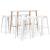 Set mobilier de bar, 7 piese, alb GartenMobel Dekor